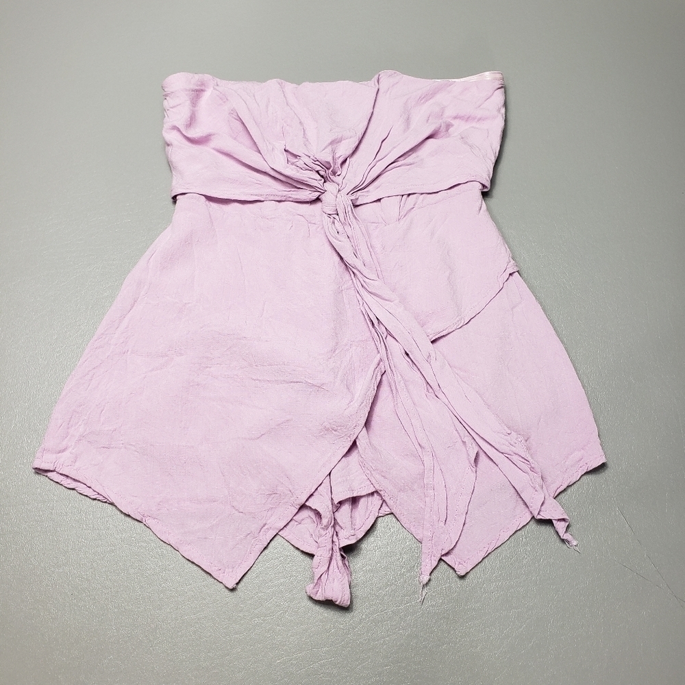 Luxe light purple strapless bodysuit women's size small